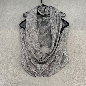 Lululemon Vinyasa Scarf‎ Womens Wrap Convertible Super Soft Cardigan Kimono Gray